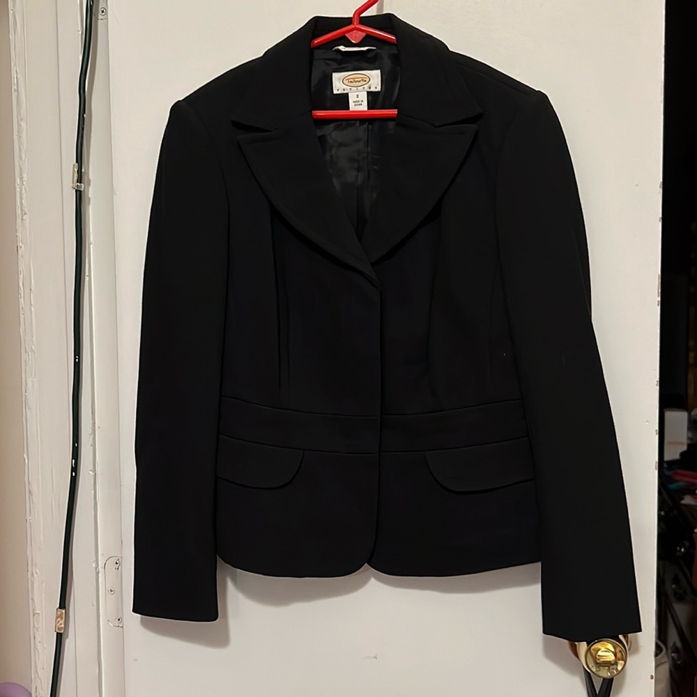 Black Talbots Blazer With Hidden Buttons - image 1